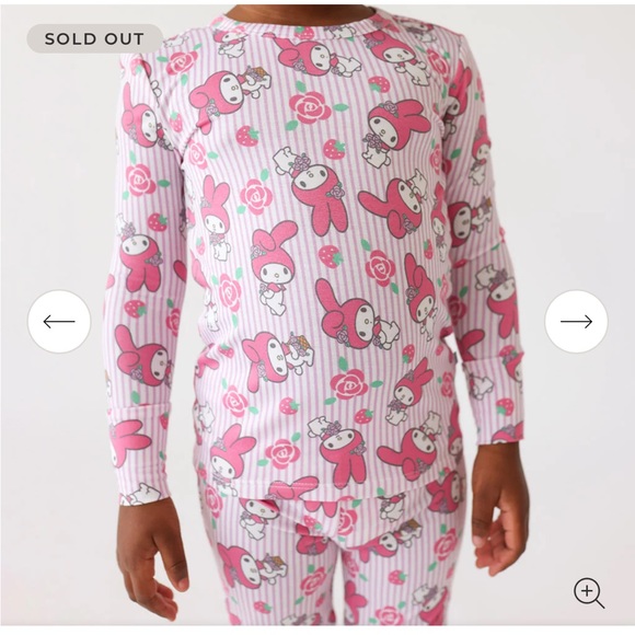 NWT Posh Peanut My Melody Sanrio Pajamas Size 2T and 3T-4T! - Picture 4 of 10